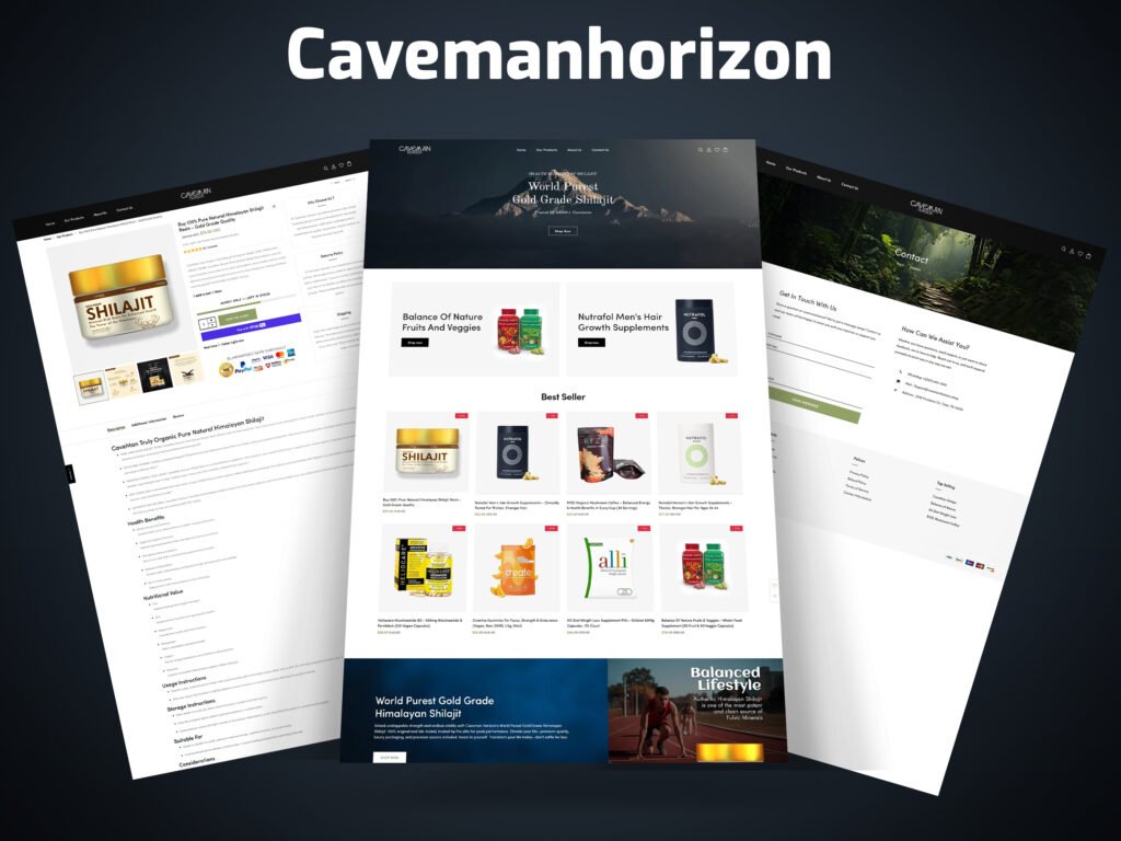 Caveman Horizon: Premium Organic Products for a Healthier Lifestyle