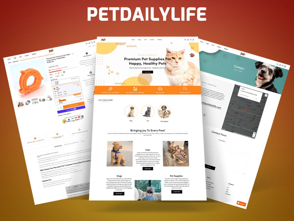 Pet Daily Life: Elevating Pet Care with a Custom Shopify Solution